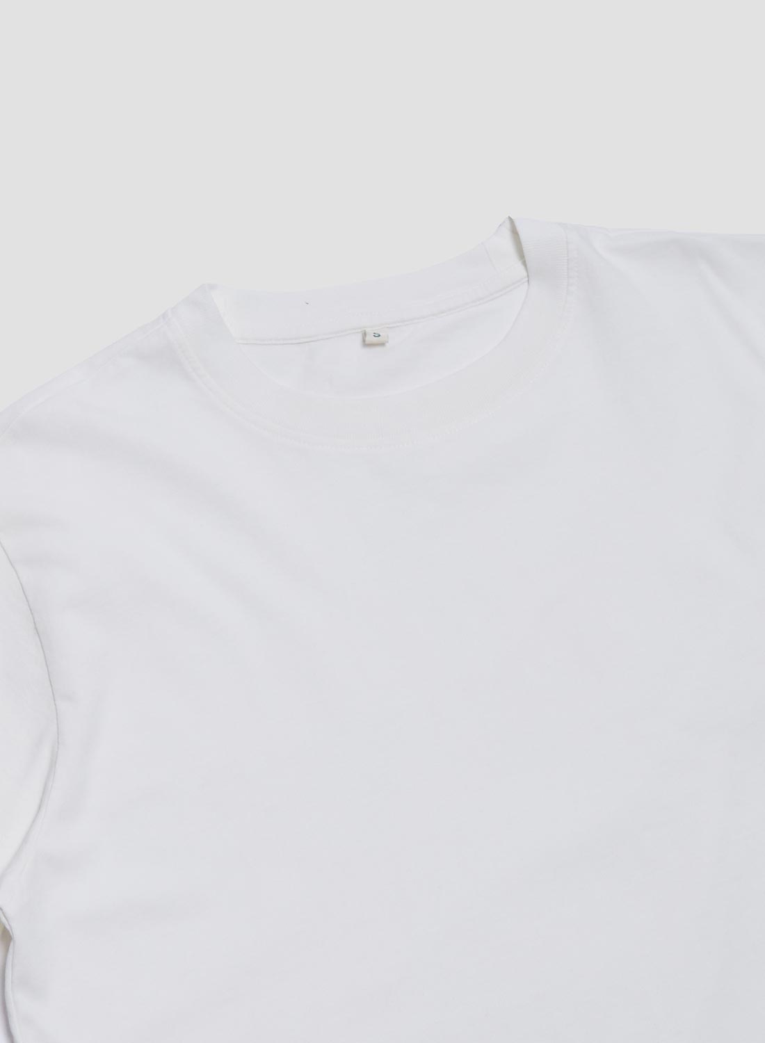 Classic Relaxed Fit Tee in Stone Wash White - 5