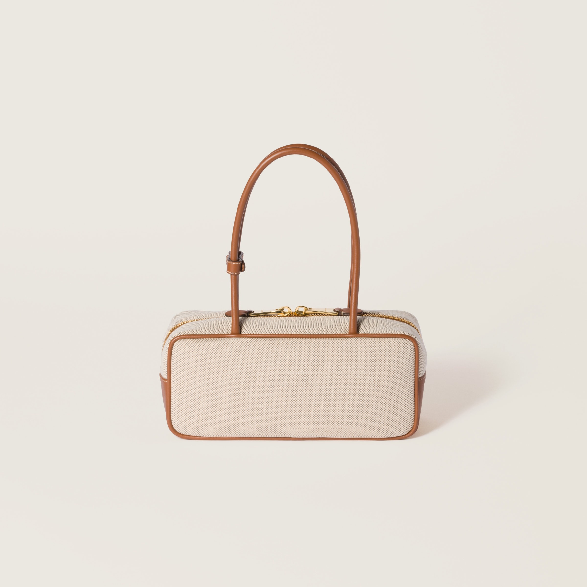 Beau canvas and leather bag - 4