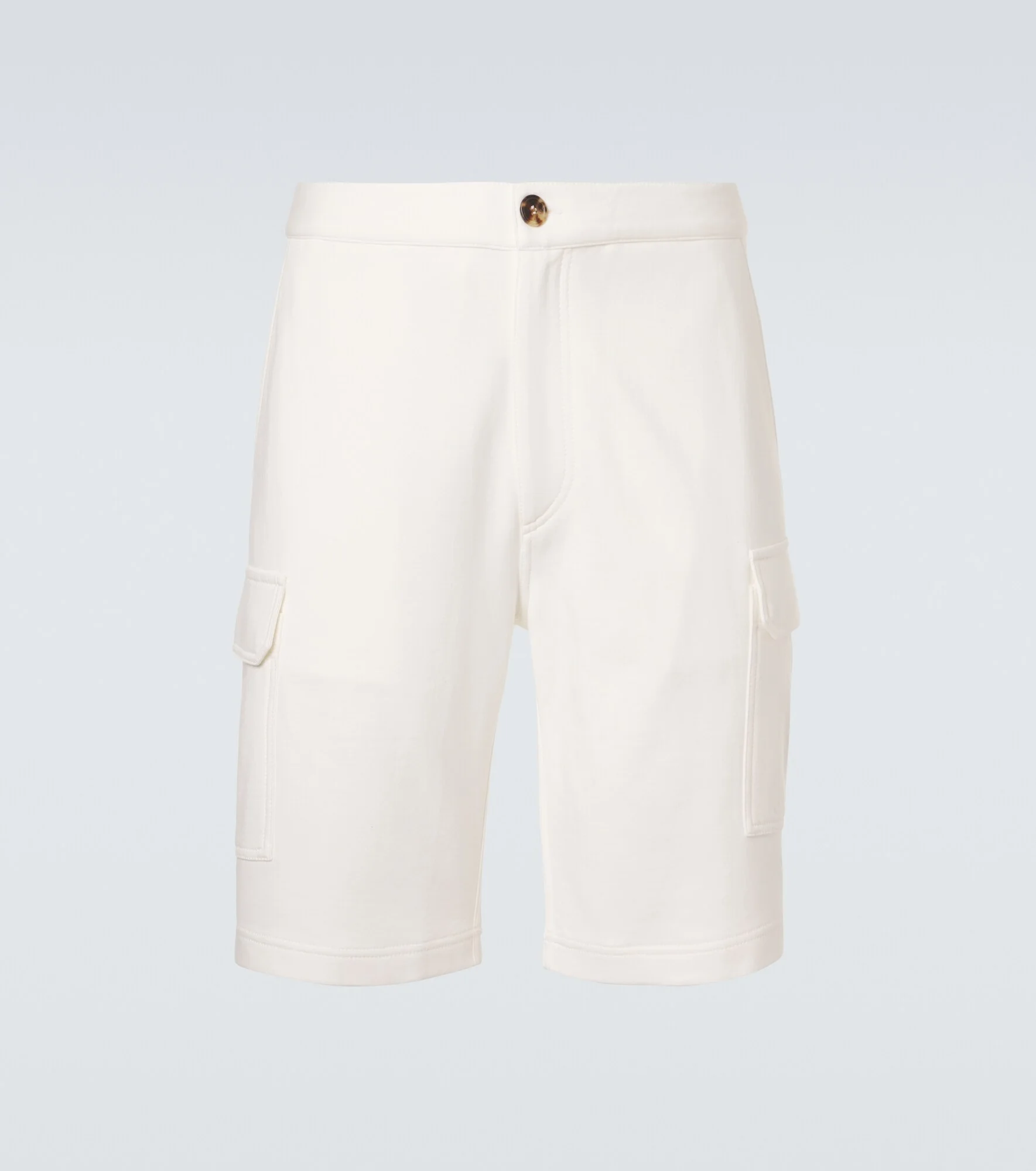 Cotton-blend Bermuda shorts - 1