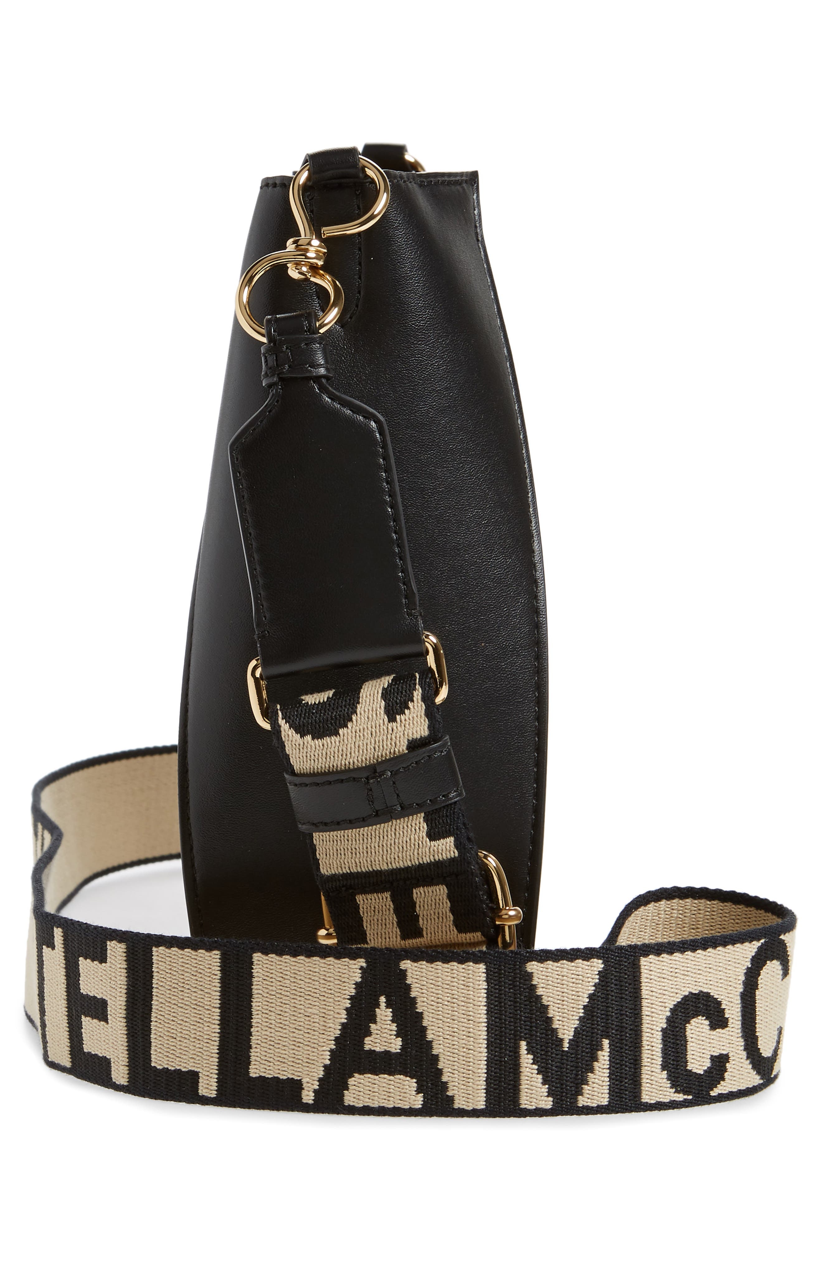 Stella McCartney Mini Faux Leather Crossbody Bag in Black at Nordstrom - 5