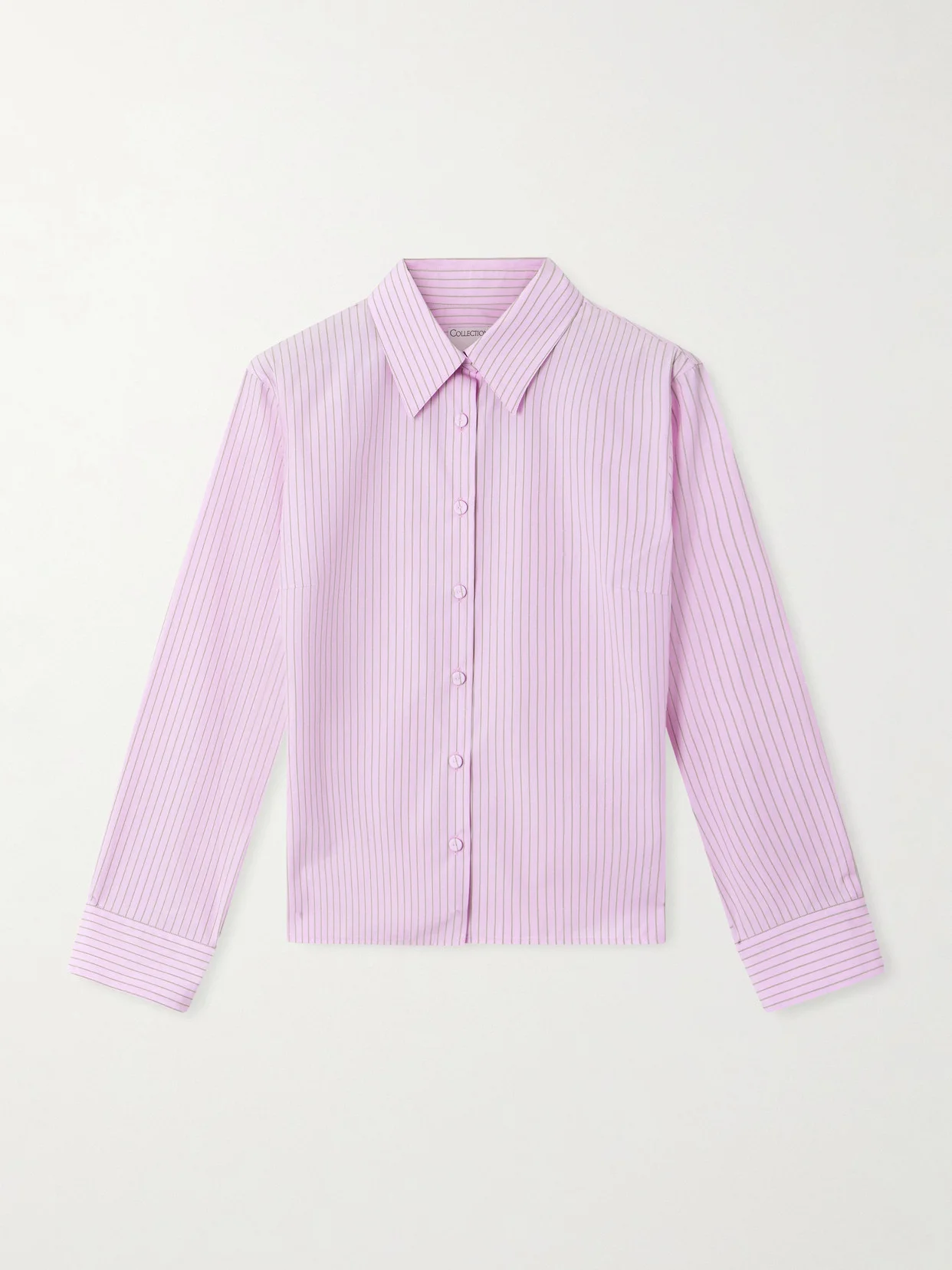 Daisy Striped Cotton-poplin Shirt - 1