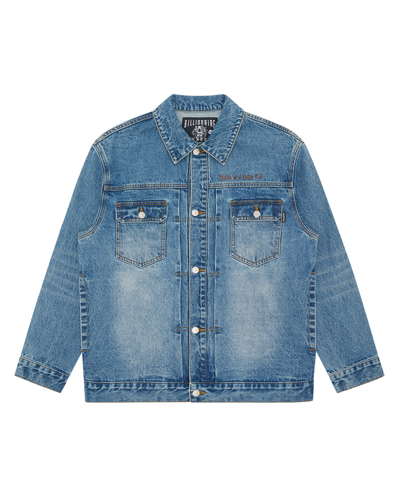 SCRIPT LOGO DENIM JACKET - 1