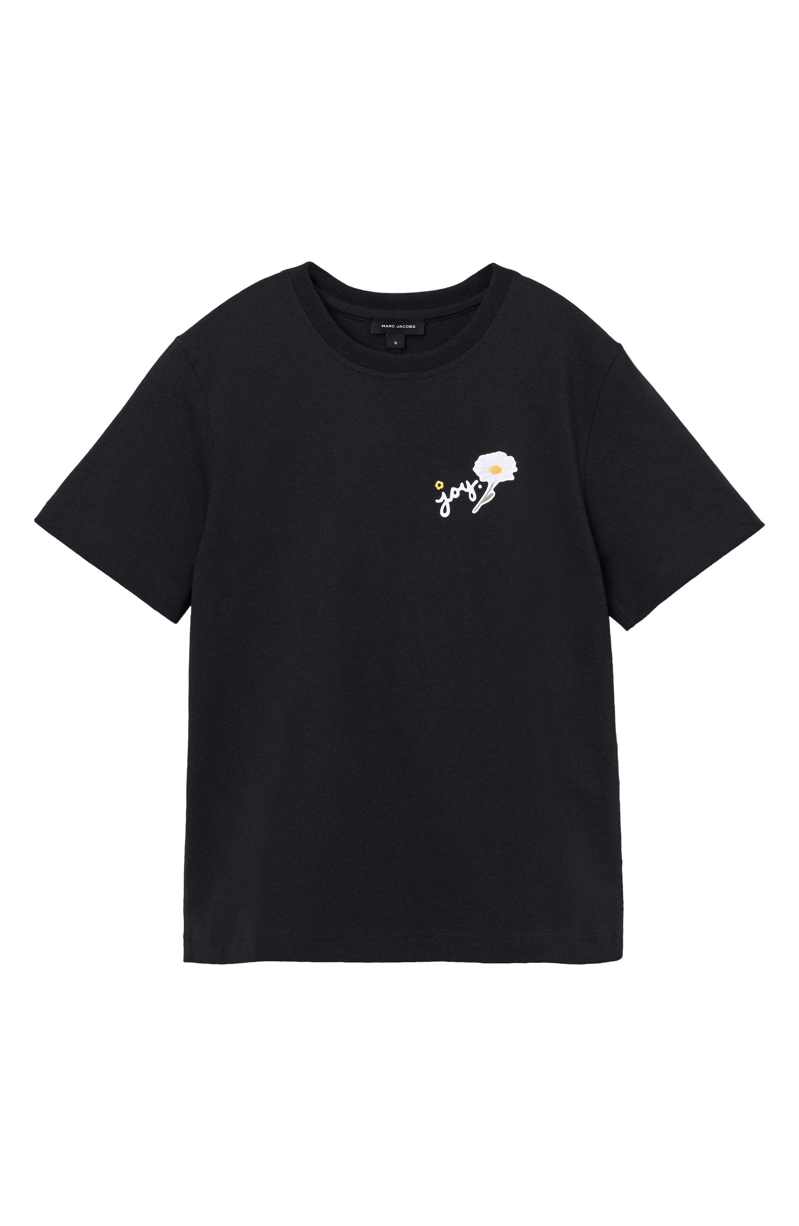 Marc Jacobs Marc Is Joy Daisy Graphic Baby T-Shirt in Black at Nordstrom - 4