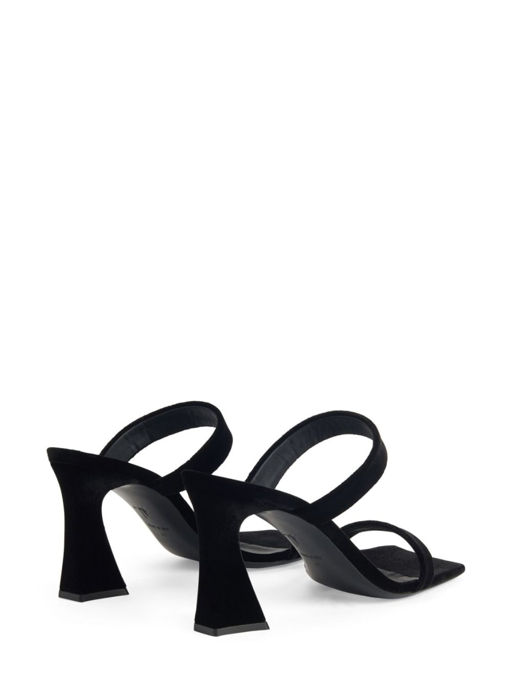 Flaminia 85 mm velvet sandals - 3