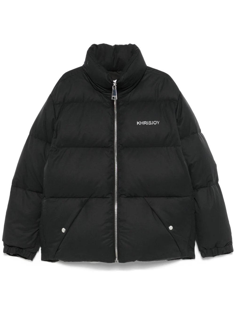 logo-print jacket - 1