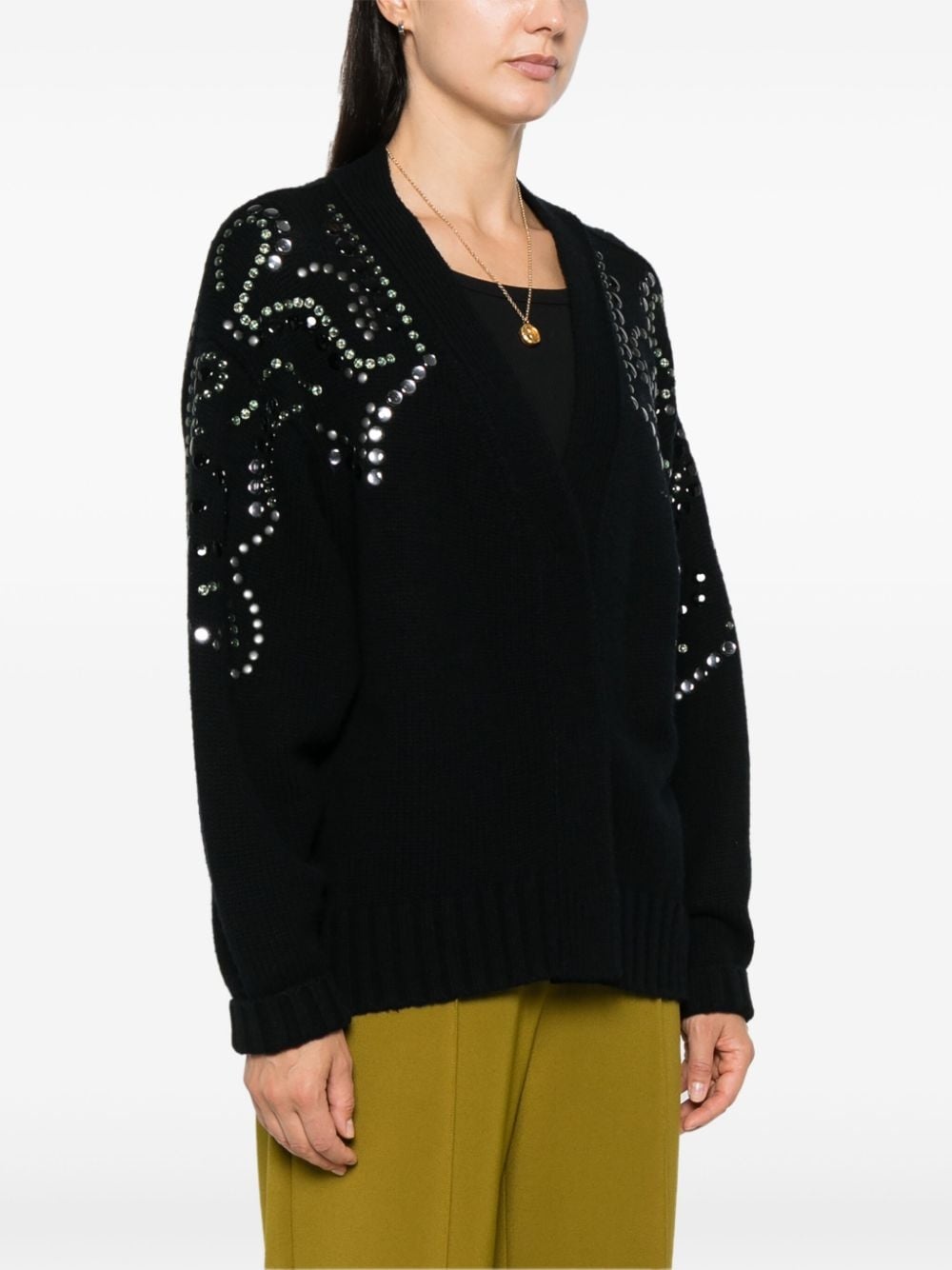 Embellished Statements cardigan - 3