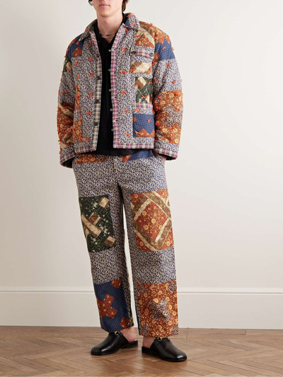 BODE Patchwork Printed Cotton Jacket outlook