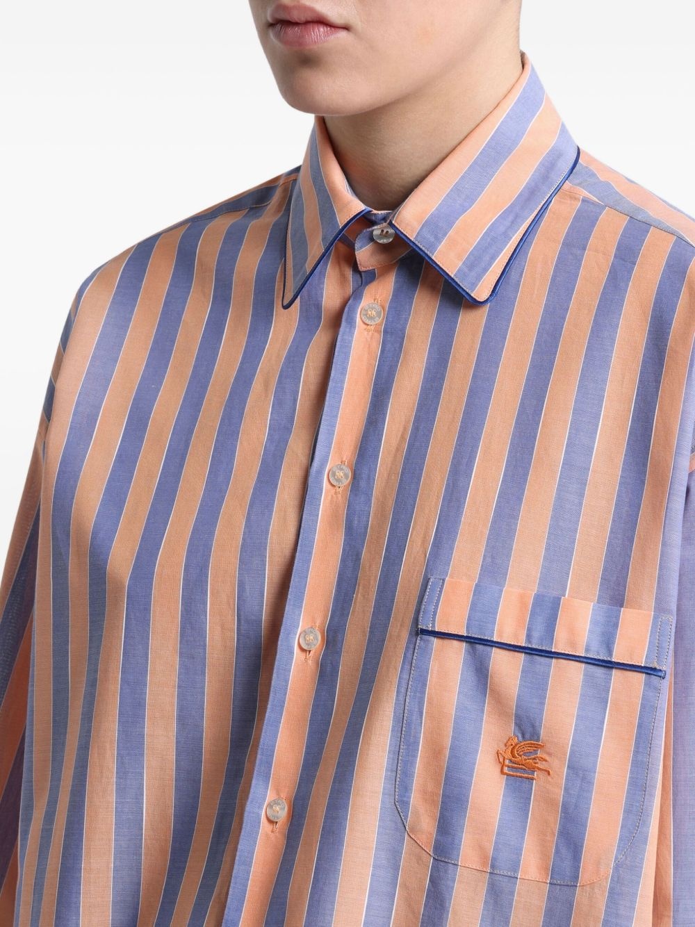 striped muslin shirt - 5