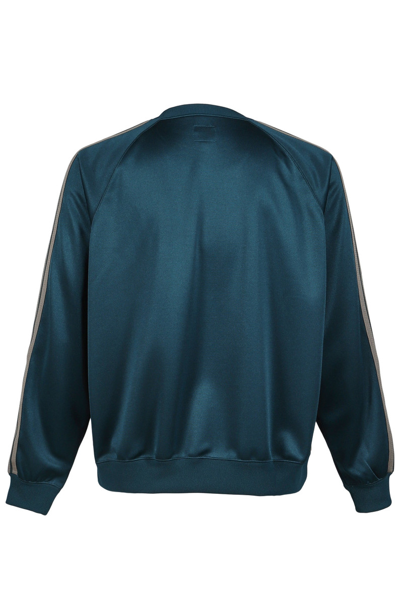 NEEDLES TRACK CREW NECK SHIRT - POLY SMOOTH / GRN outlook