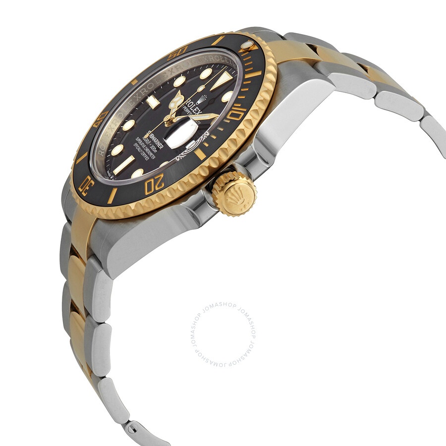 Rolex Submariner Black Dial Stainless Steel and 18K Yellow Gold Bracelet Automatic Men's Watch 12661 - 2