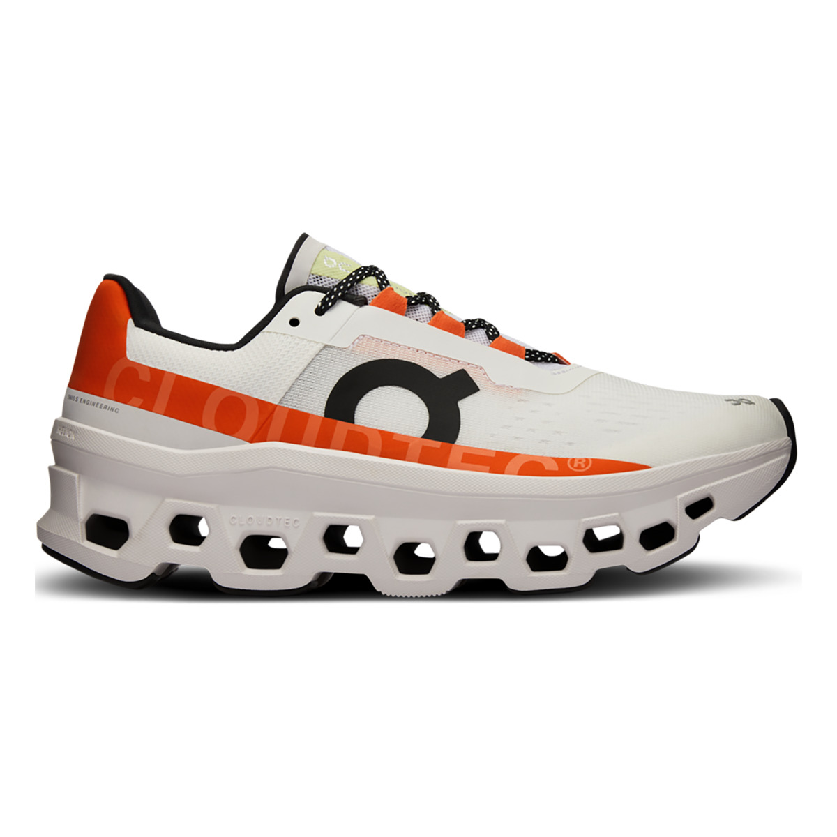 ON Cloudmonster - Undyed - White - Flame - 1