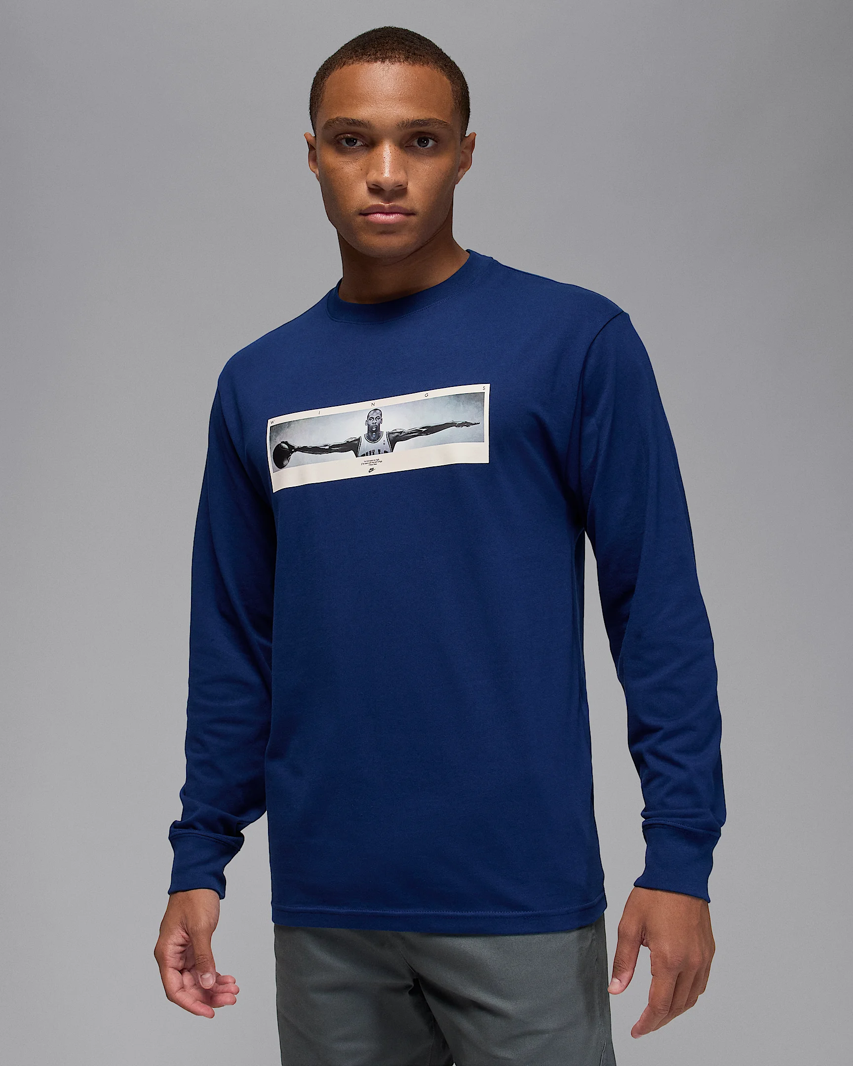 Jordan Men's Long-Sleeve Crew-Neck T-Shirt - 1