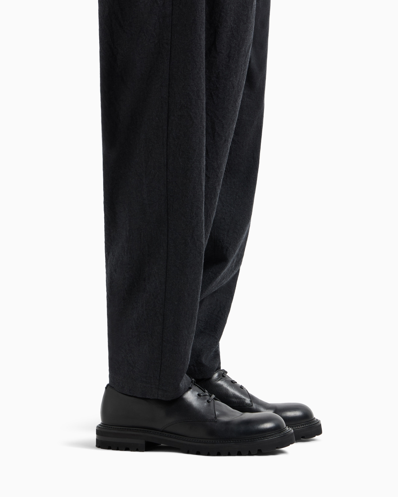 NAPPA CALFSKIN DERBY SHOES - 8
