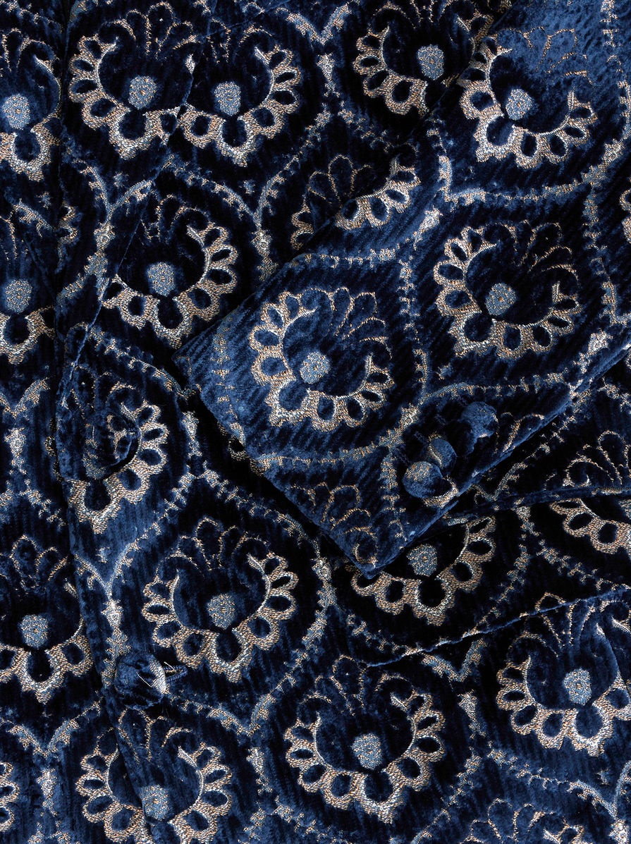 VELVET JACQUARD JACKET - 7