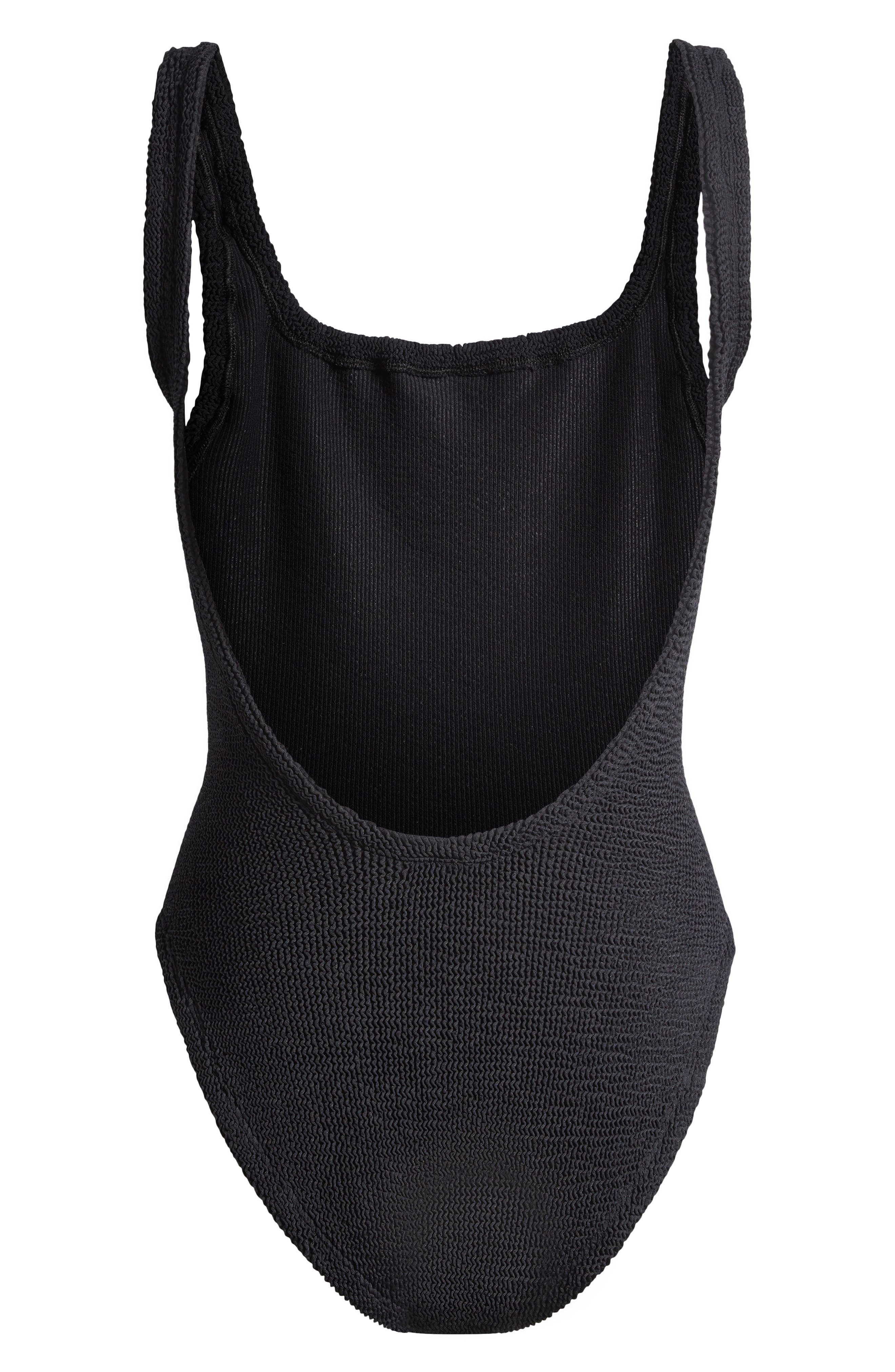 Hunza G Square Neck One-Piece Swimsuit in Black at Nordstrom - 7