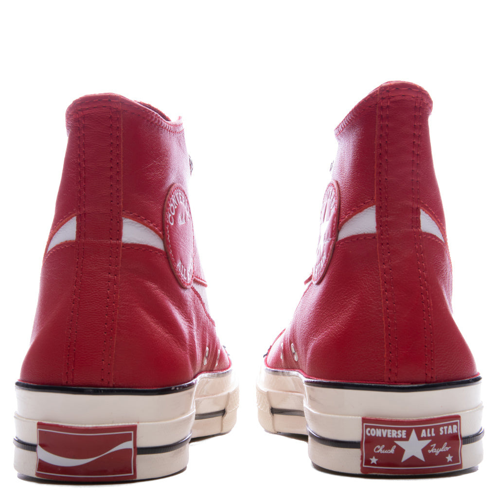 CONVERSE X COCA-COLA CHUCK 70 LEATHER - RACING RED/EGRET/BLACK - 4