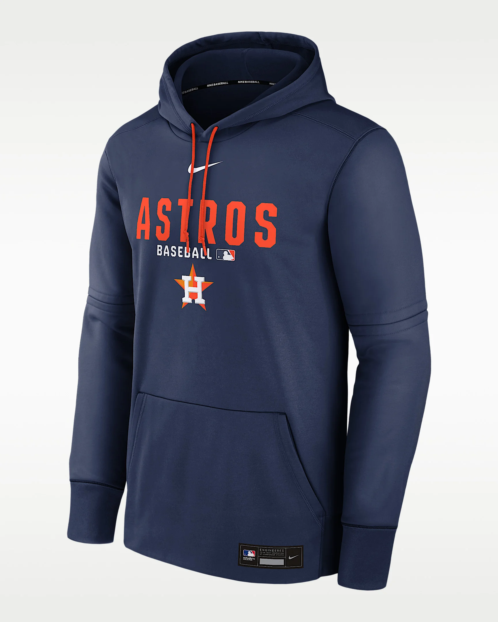 Houston Astros Authentic Collection Men's Nike Therma MLB Pullover Hoodie - 1