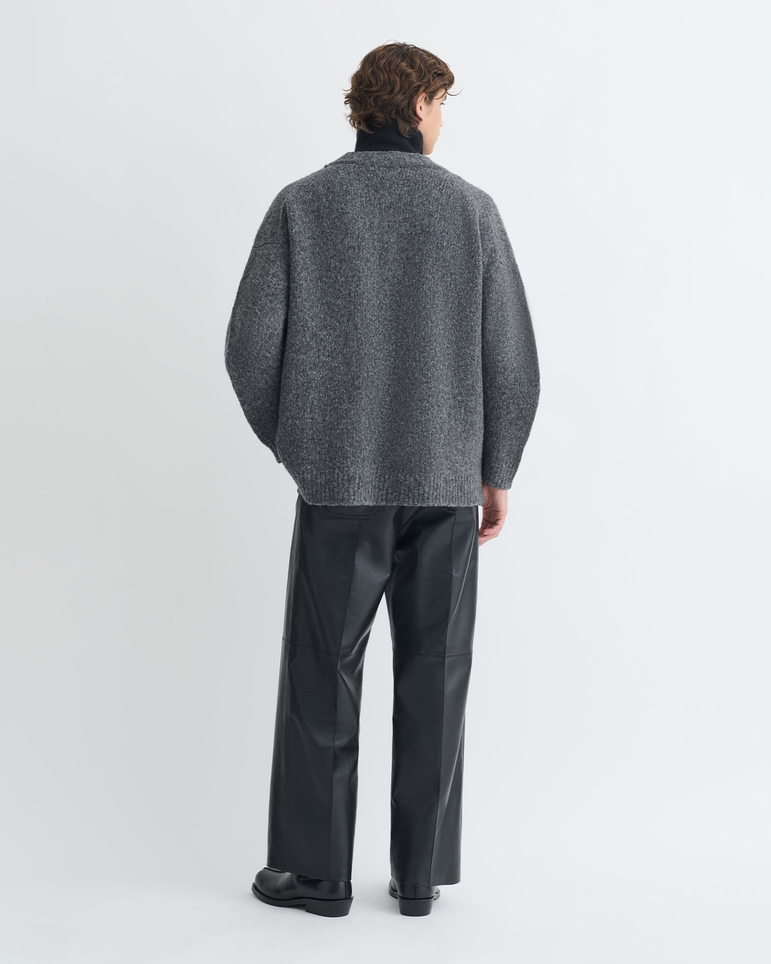 Contrast Brushed Merino Sweater - 10
