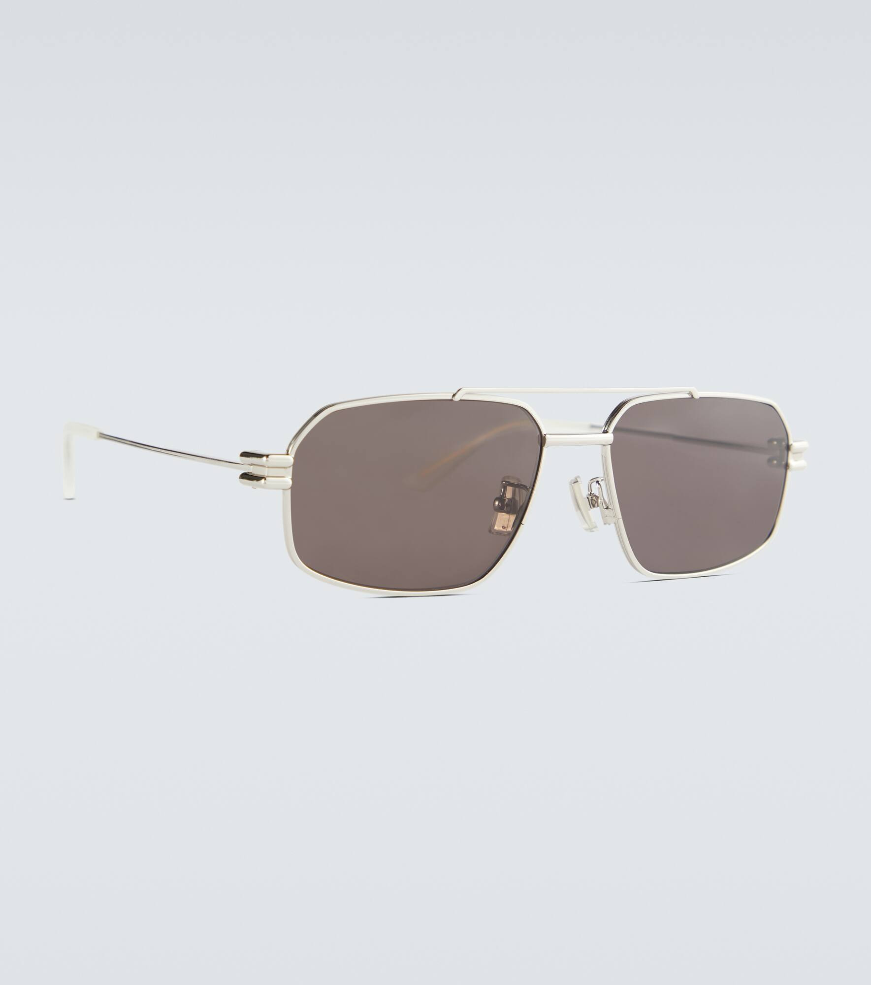 Metal-frame aviator sunglasses - 4