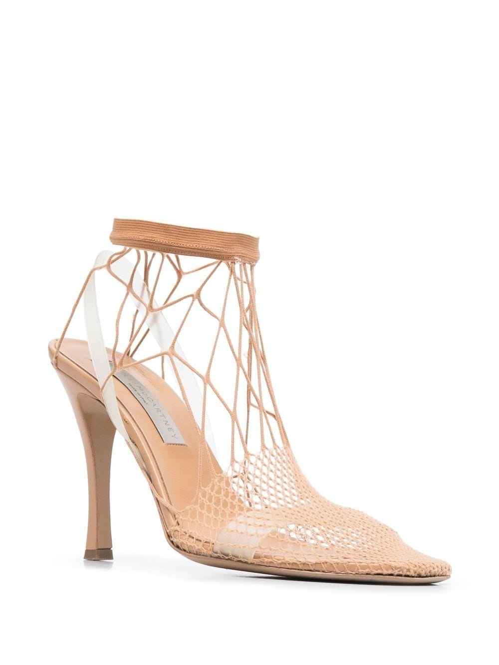 120mm fishnet heeled sandals - 2