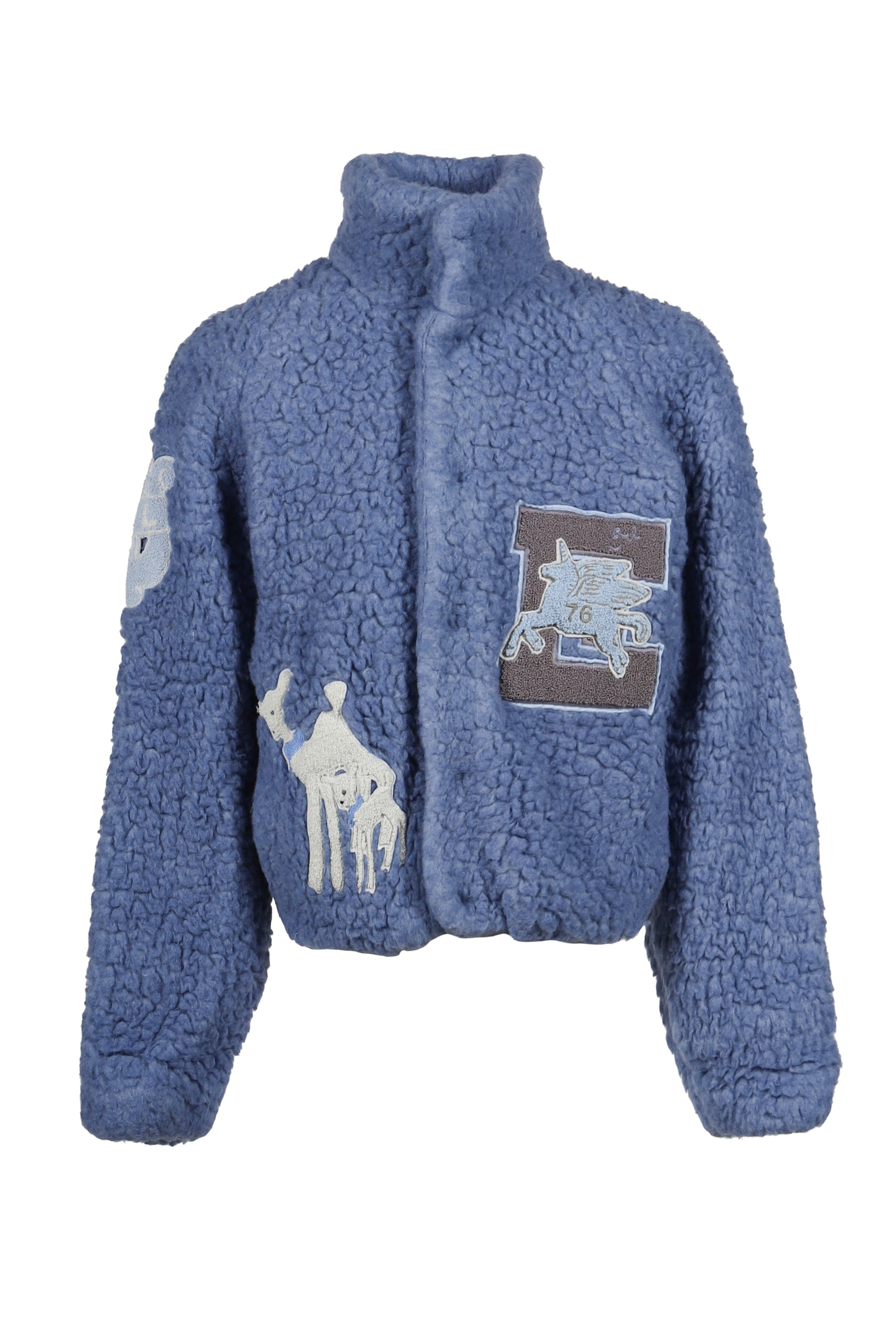 VARSITY JACKET WOVEN / BLU - 1