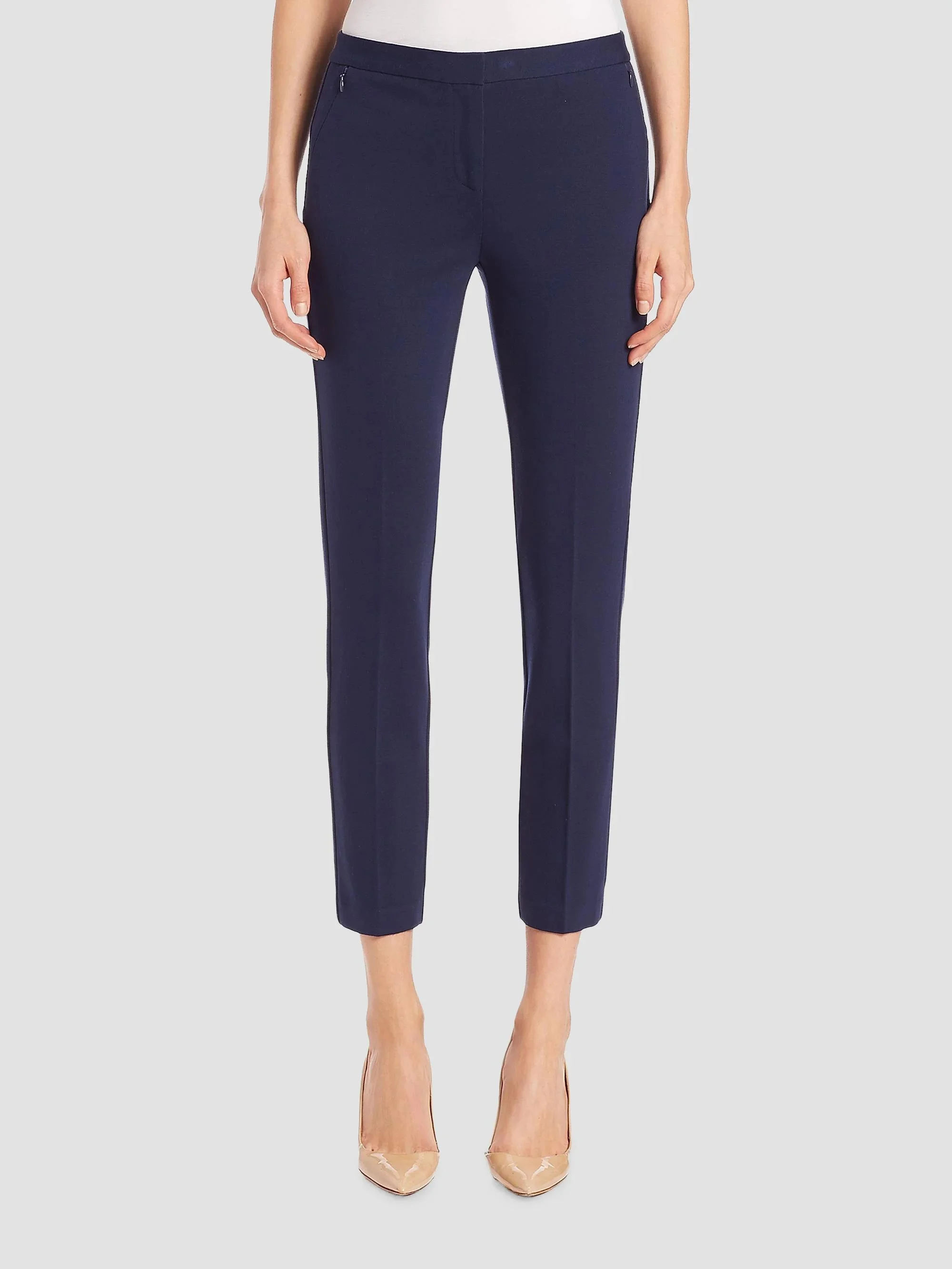 Women's Double-Knit Alexandra Pants - Navy - 1