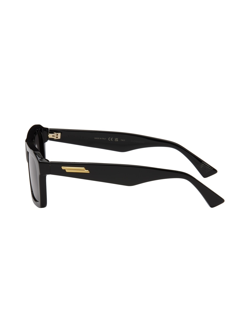 Black Rectangular Sunglasses - 3