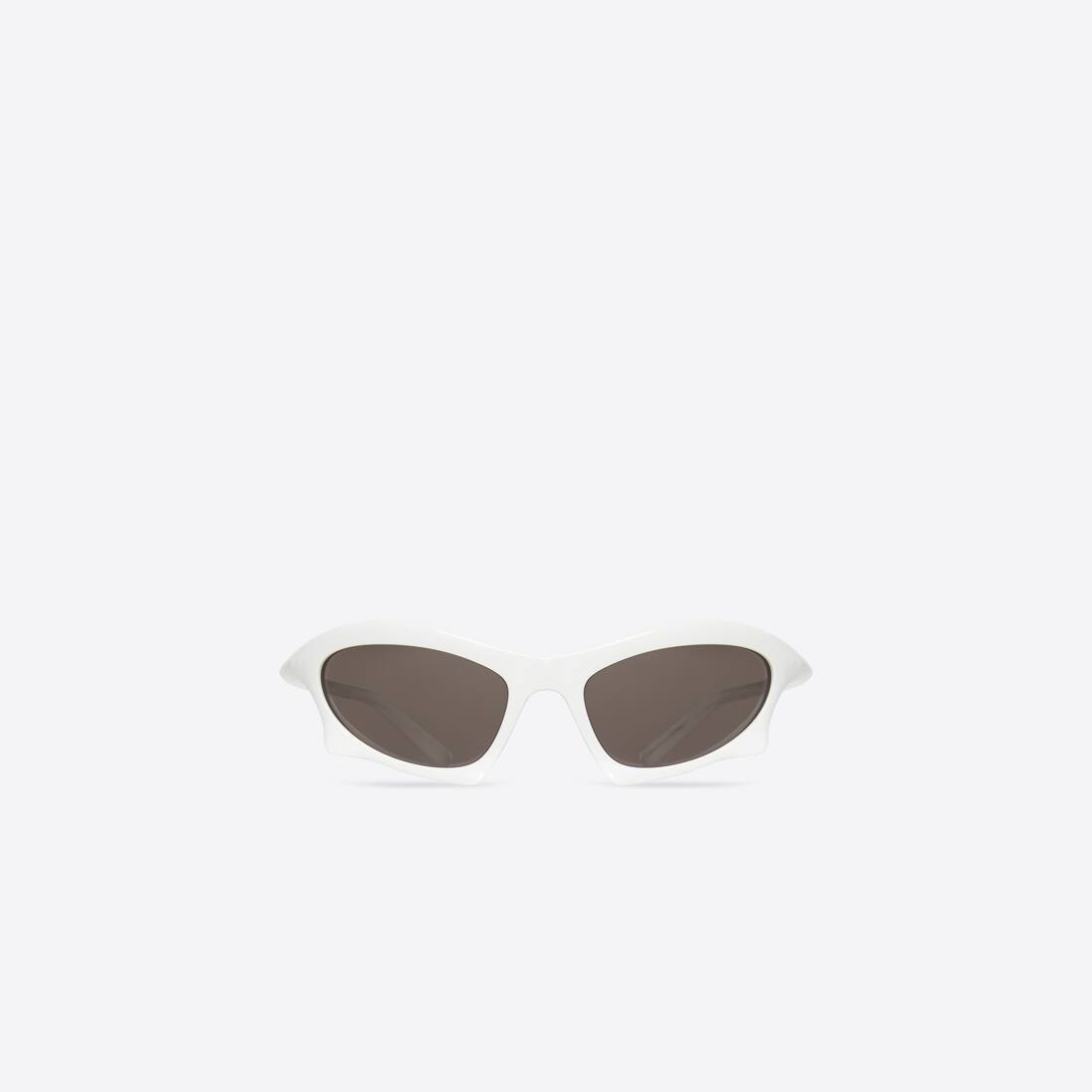 Bat Rectangle Sunglasses in White - 1