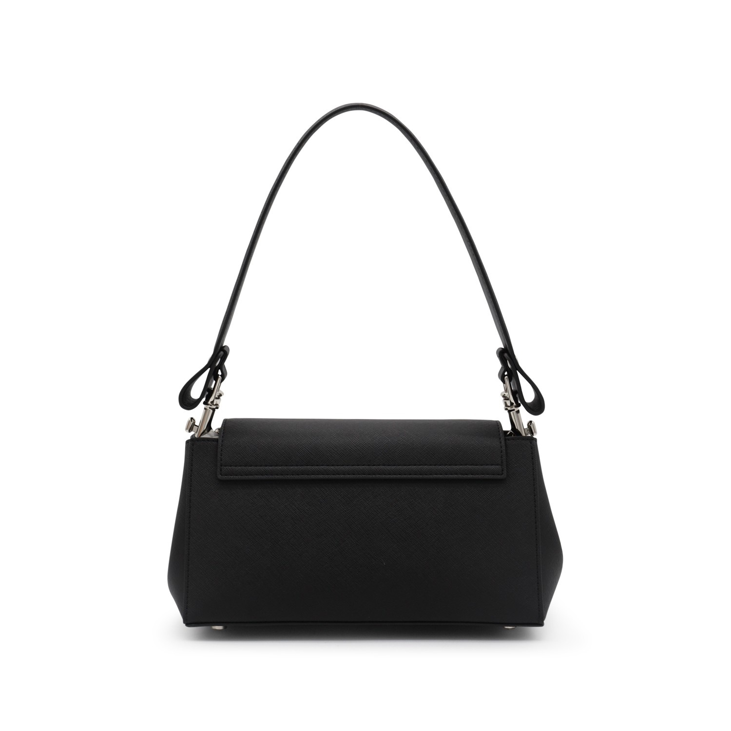 BLACK TOP HANDLE BAG - 3