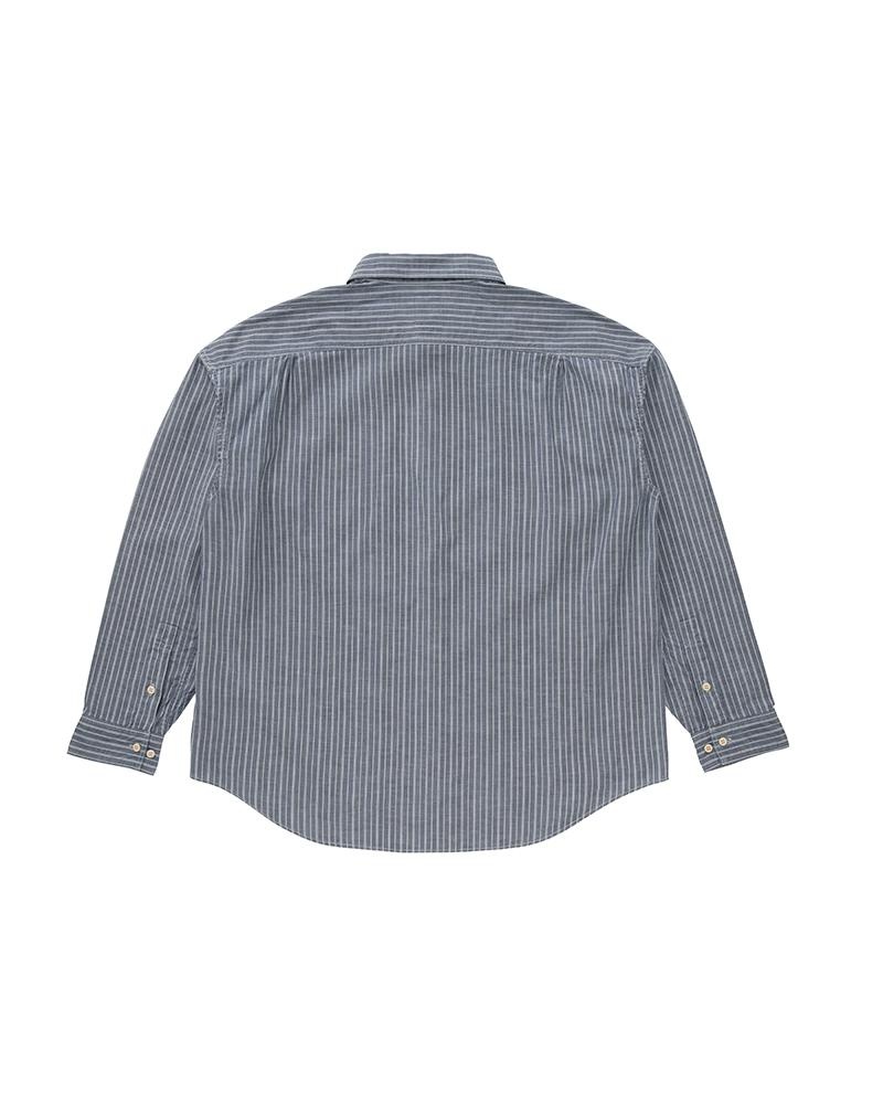 WORKHORSE SHIRT L/S INDIGO STRIPE - 2