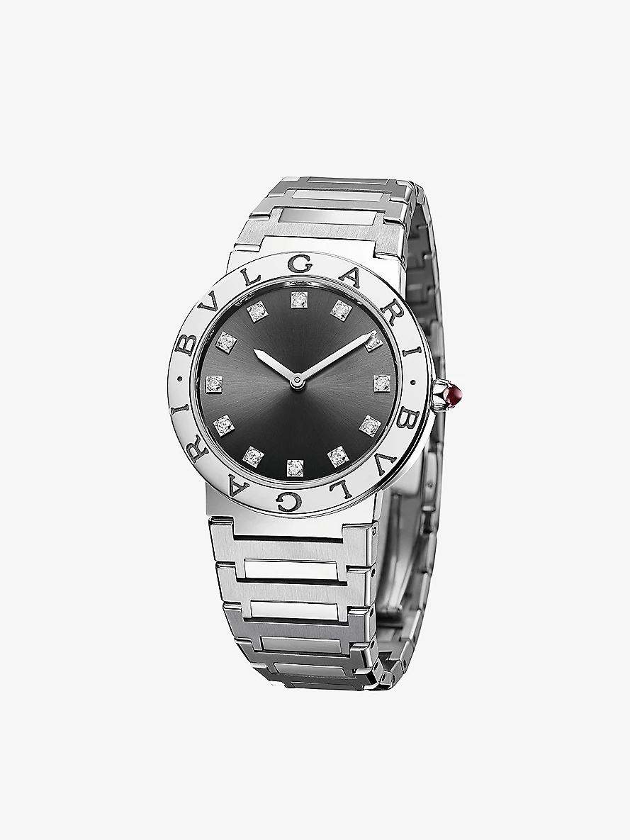 BVLGARI BVLGARI stainless steel and diamond watch - 3