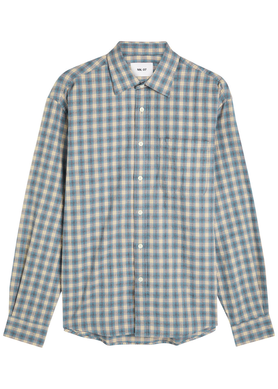 NN07 Deon Checked Cotton Shirt - 1