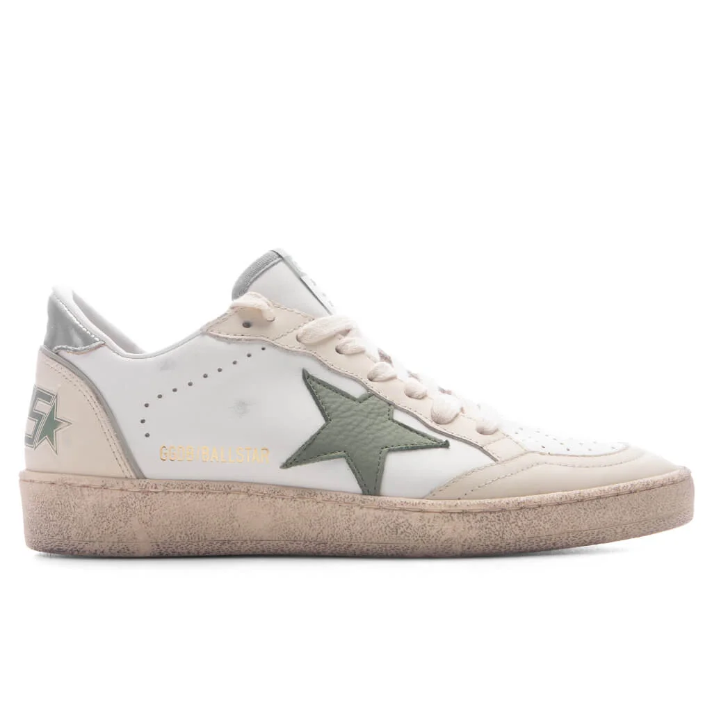 WOMEN'S BALL STAR - WHITE/GREEN/SILVER - 1