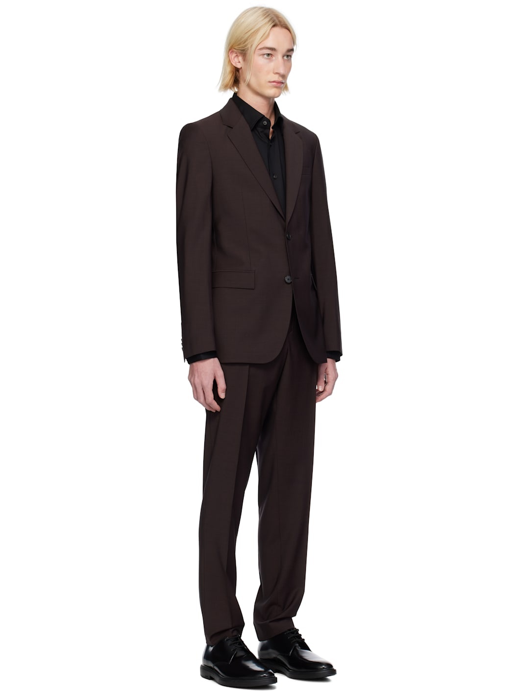 Purple Slim-Fit Suit - 2