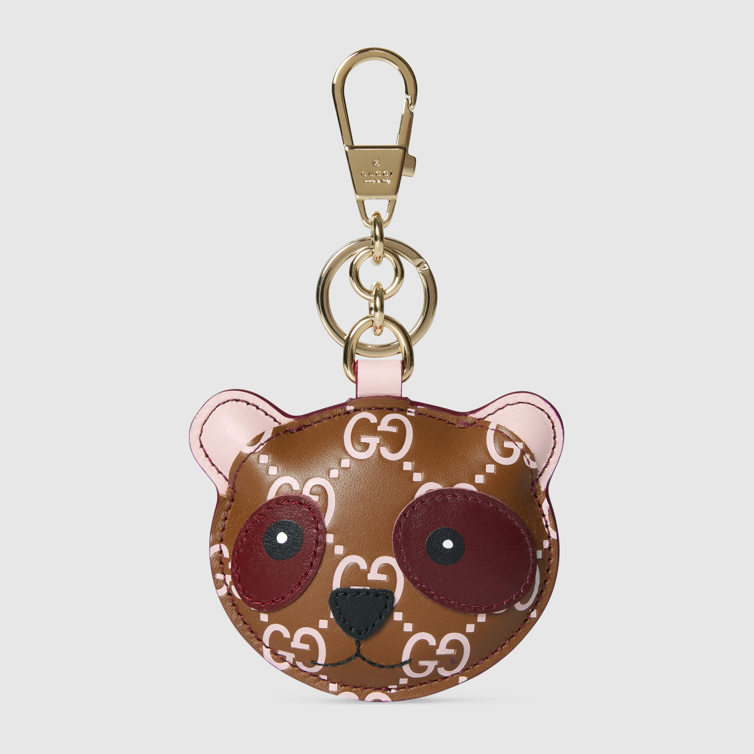 Panda-shaped bag charm - 1