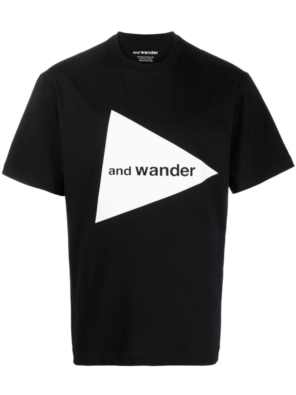 logo-print T-shirt - 1