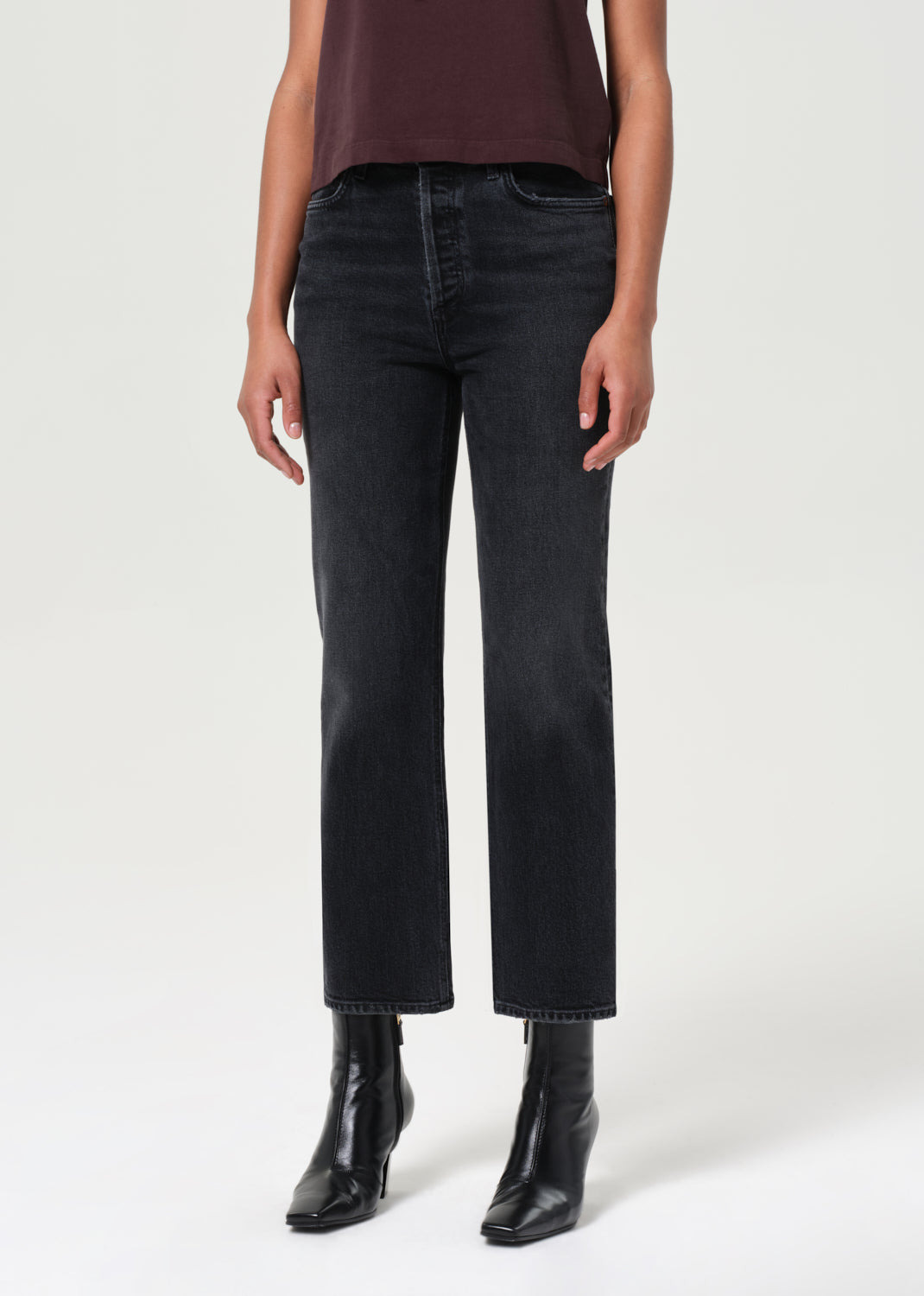 90'S PINCH WAIST CROP (COMFORT STRETCH) IN RADIUS - 5