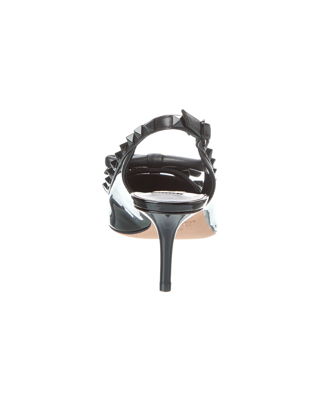 Valentino Rockstud 60 Patent Slingback Pump - 3