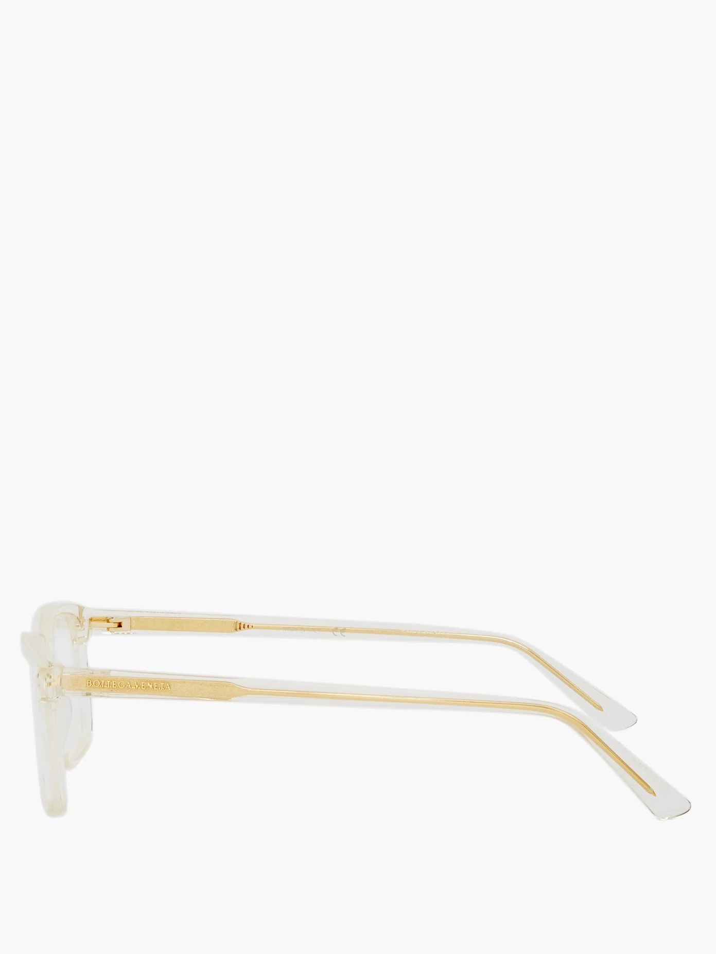 Square acetate glasses - 4