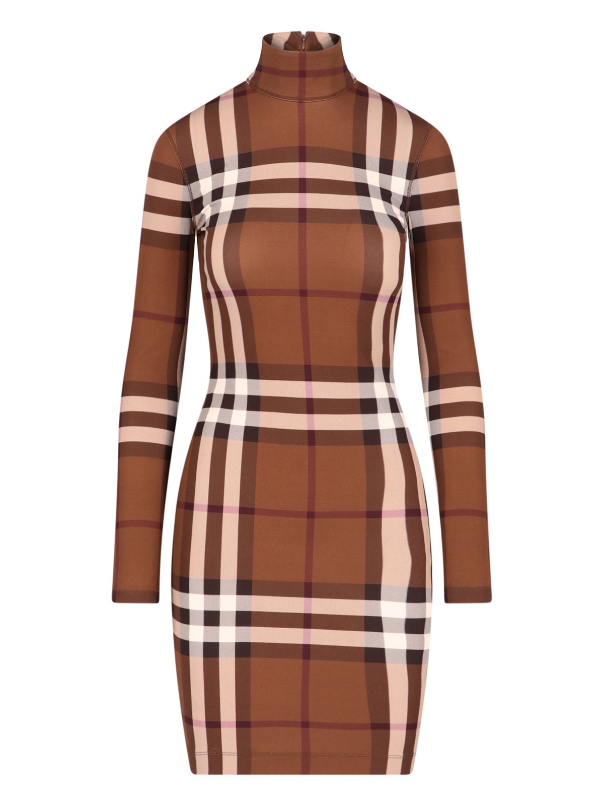 TARTAN PATTERN PENCIL DRESS - 1