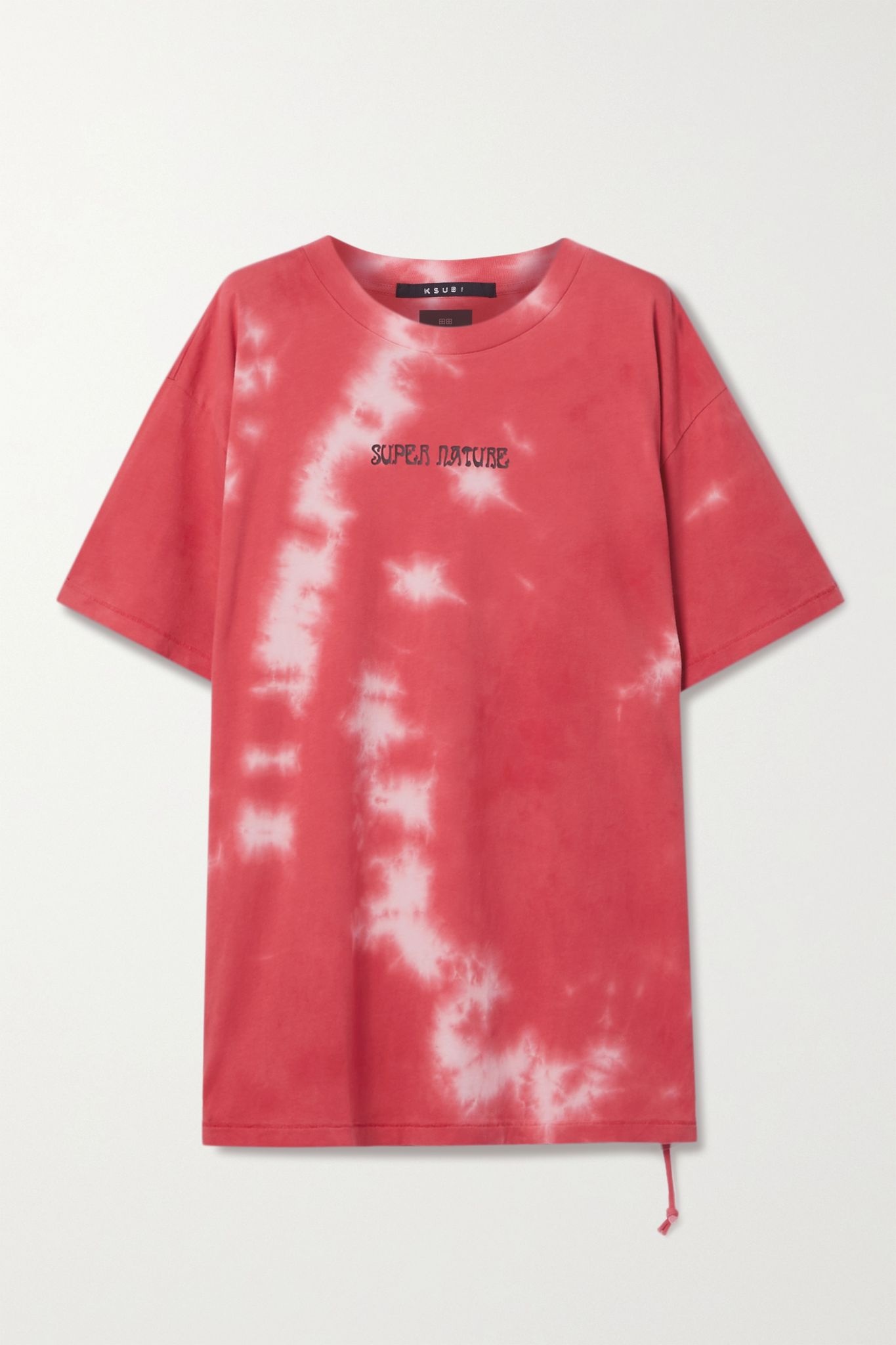 Oversized printed tie-dyed cotton-jersey T-shirt - 1