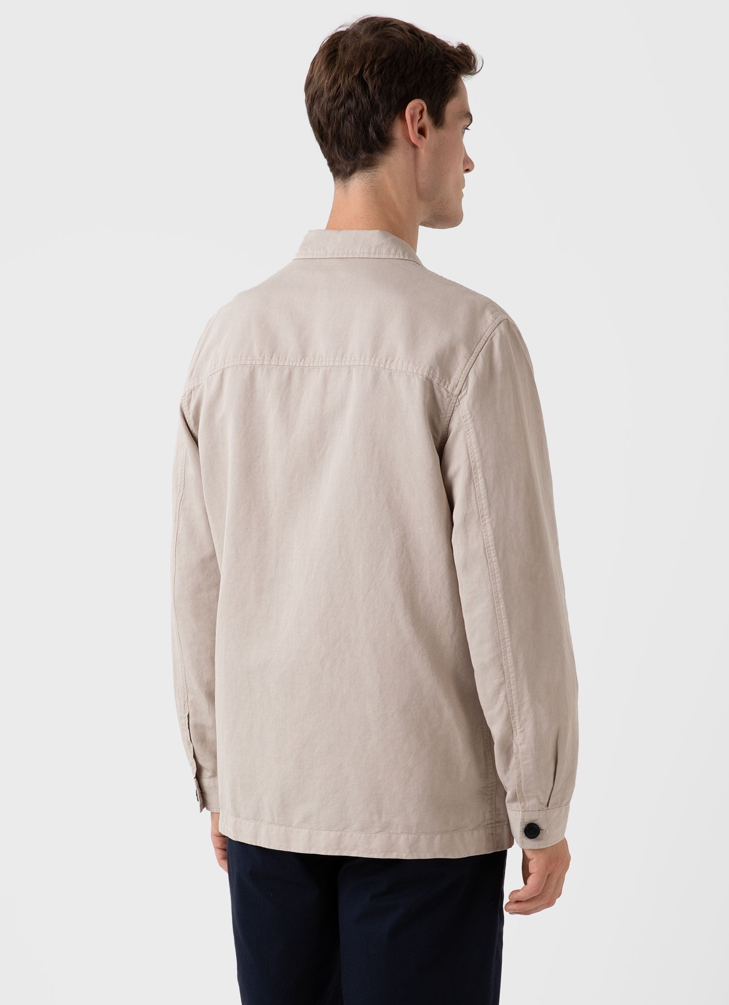 Cotton Linen Twin Pocket Jacket - 4