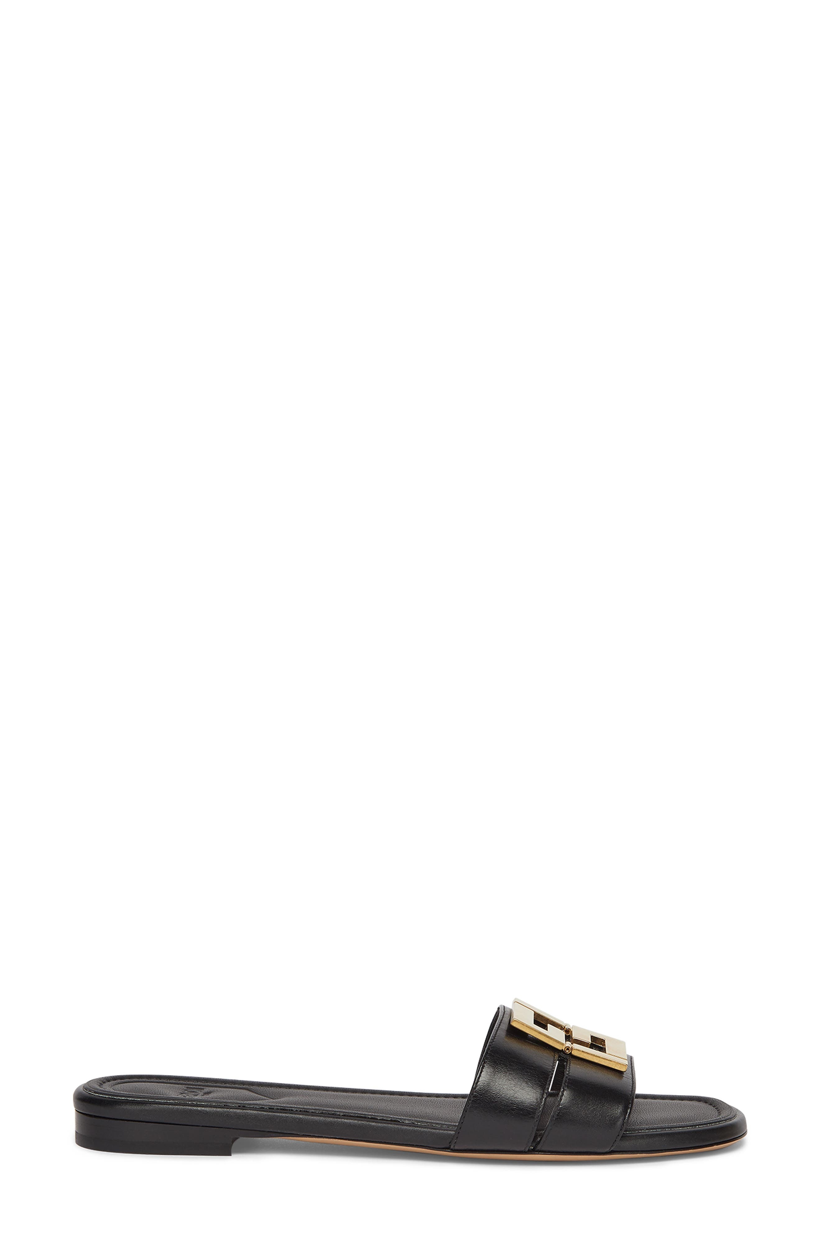 Fendi FFold Slide Sandal in F0Qa1 Nero at Nordstrom - 2