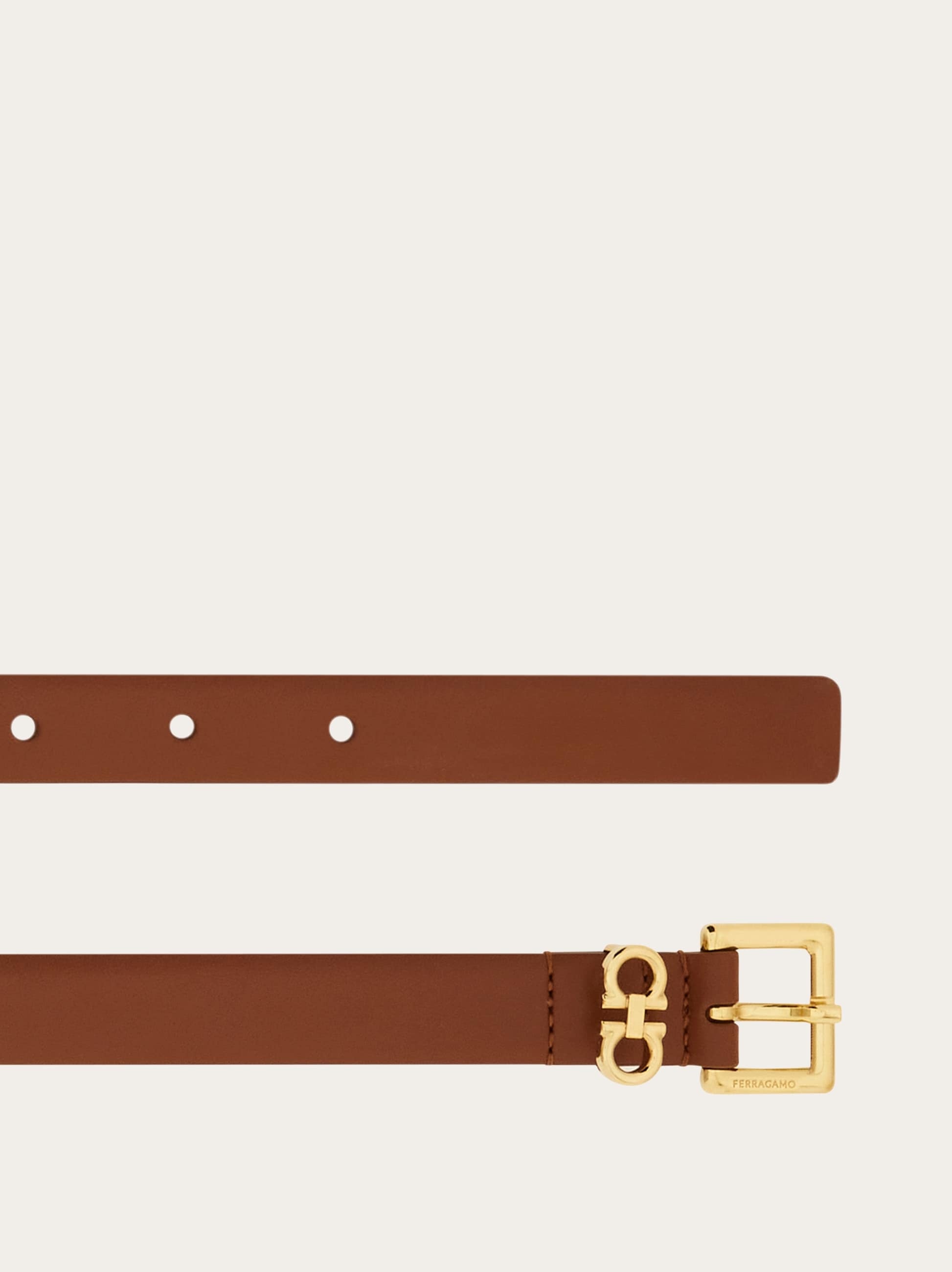 Reversible and adjustable Gancini belt - 2