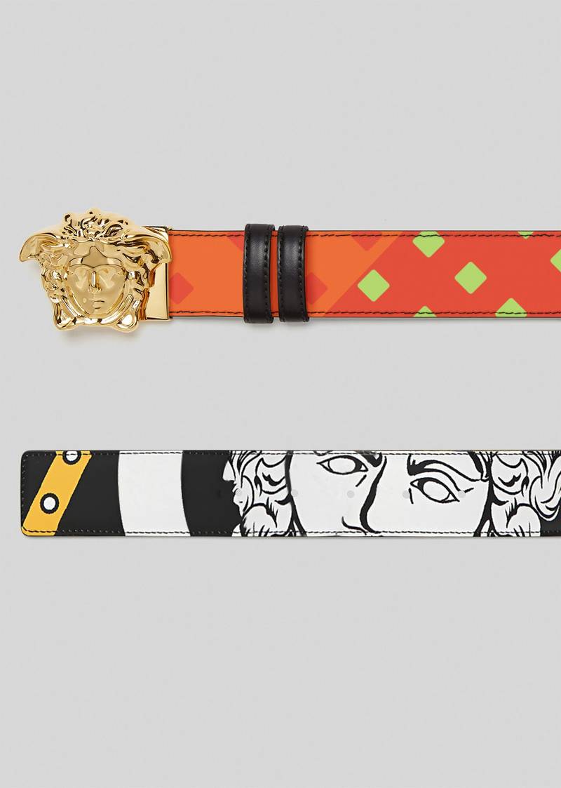 Palazzo Pop Temple Print Belt 3