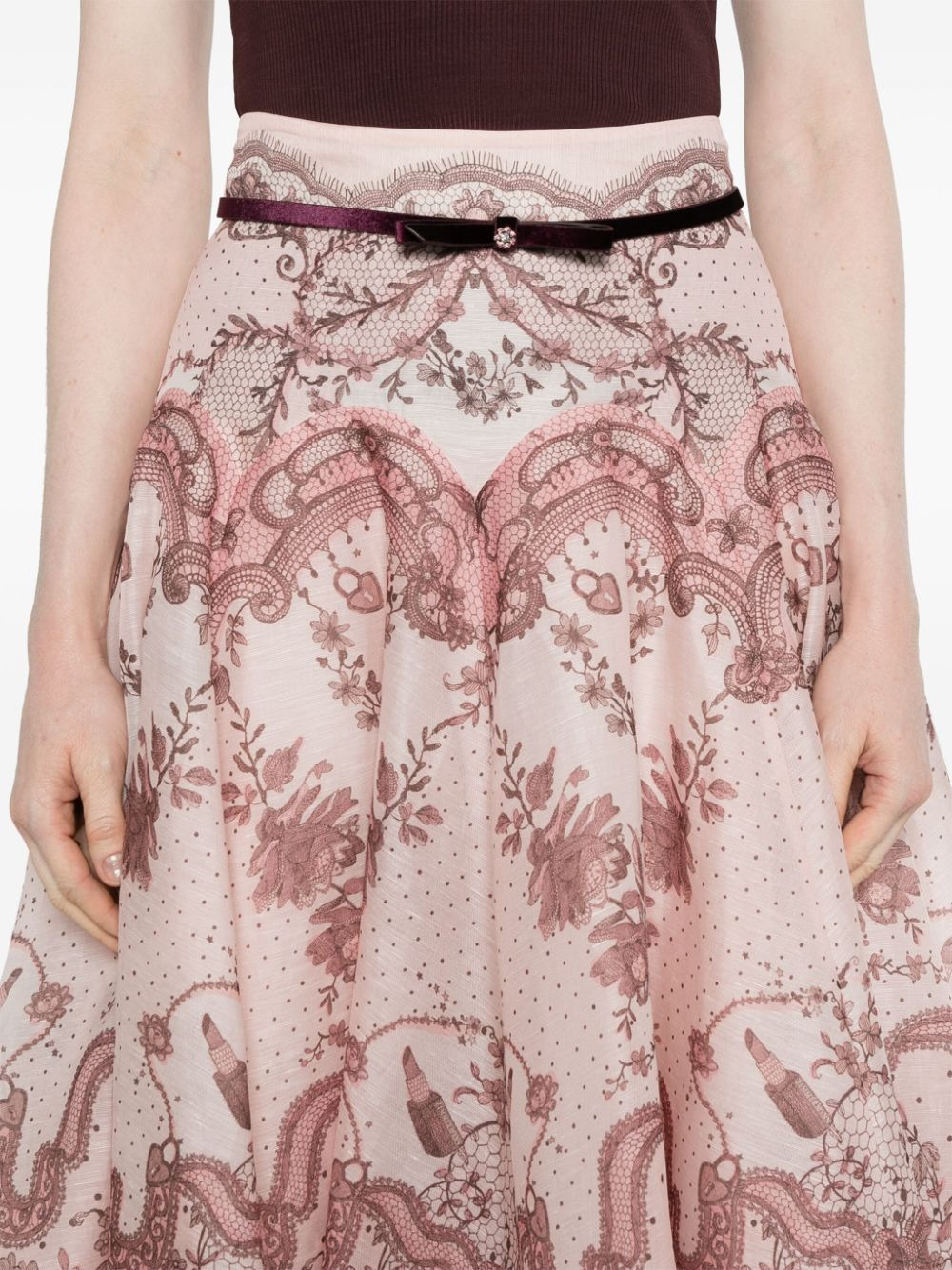 Zimmermann Skirts Pink - 5