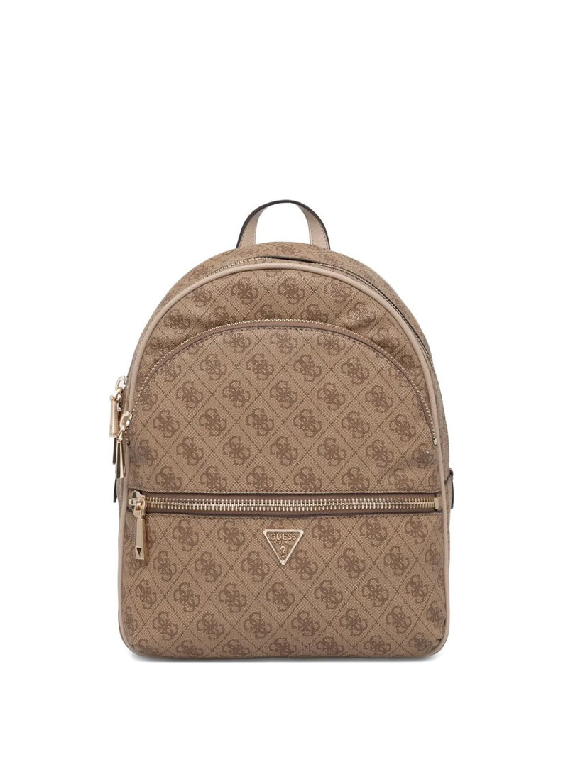 monogram-pattern zip-around backpack 1
