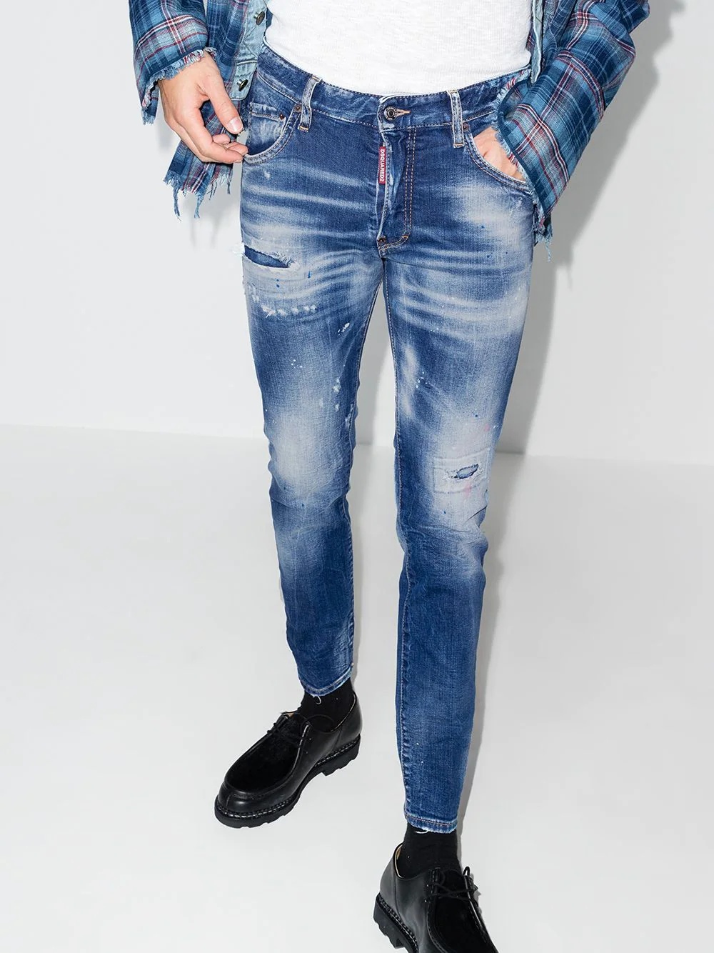 Skater distressed jeans - 2