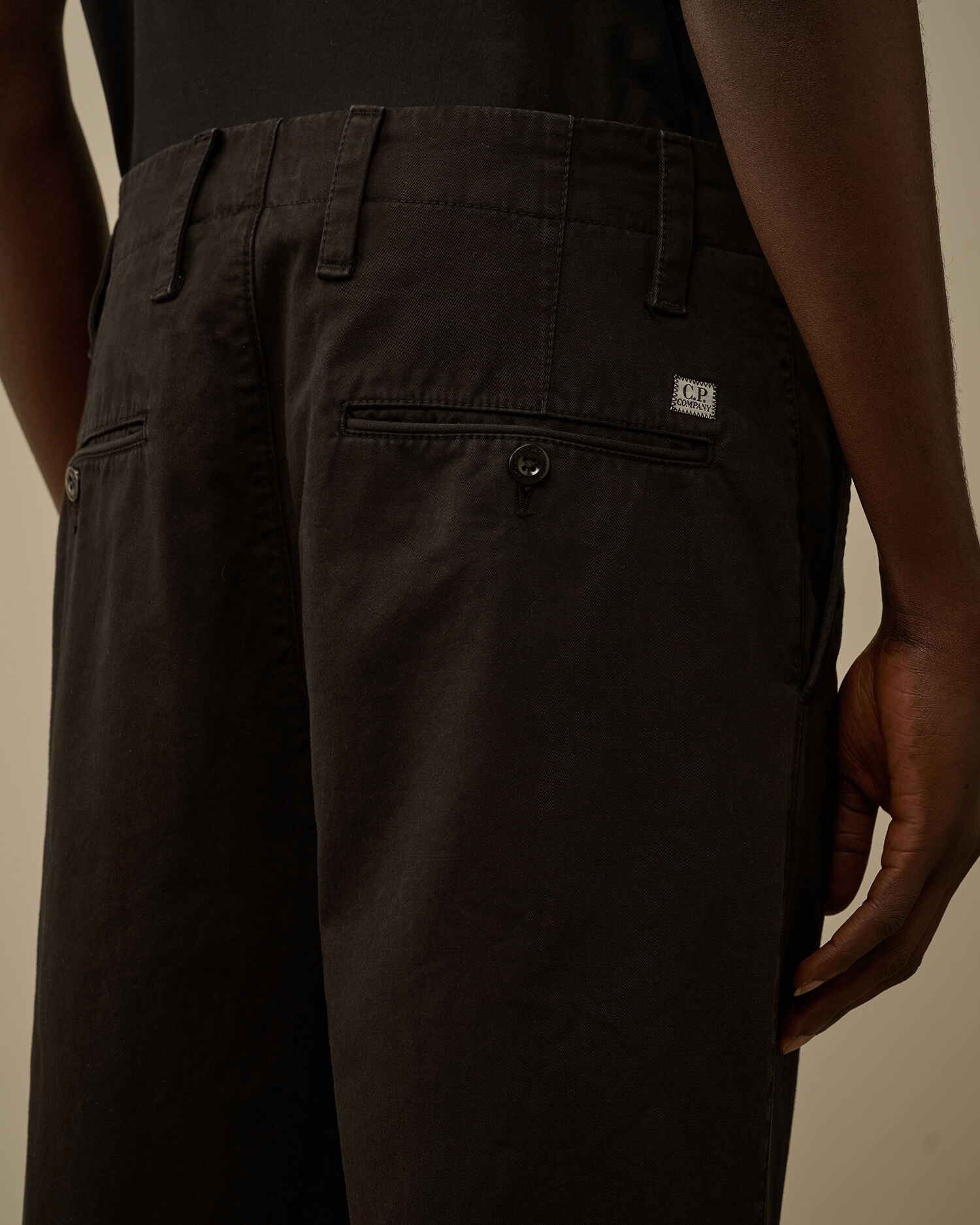 Cotton Gabardine Regular Chino Pants - 6