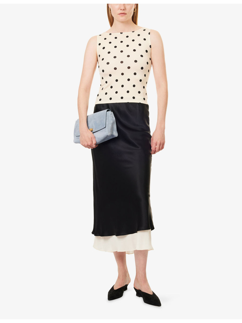 Reformation Marcia Silk Midi Skirt outlook